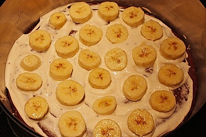Bananen - Split - Schokokuchen 7