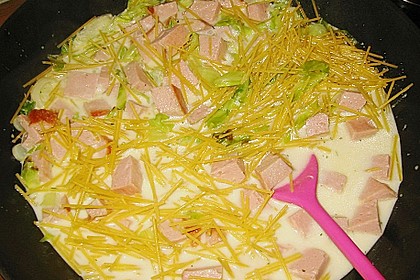 Nudelpfanne mit Fleischk&auml;se 1