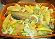 Hecht aus dem Backofen