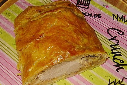 Schweinefilet im Bl&auml;tterteig