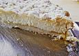 K&auml;se - Streusel - Torte mit Apfelkompott