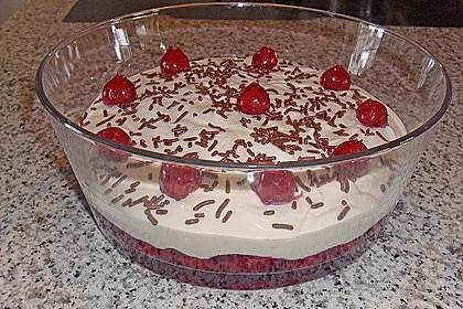Kirsch - Sahne - Quark - Dessert 2