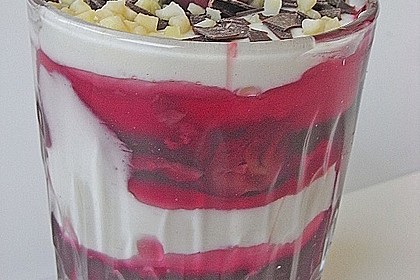 Kirsch - Sahne - Quark - Dessert 3