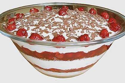 Kirsch - Sahne - Quark - Dessert