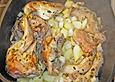 Kaninchen in Apfelsauce