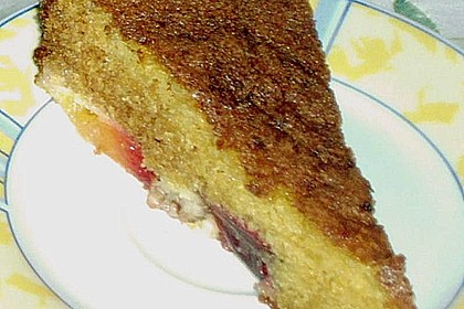 Vanille - Pflaumen Kuchen 1