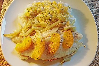 Fischfilet mit Fenchel und Orange 4