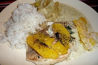 Fischfilet mit Fenchel und Orange 5