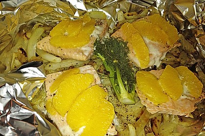 Fischfilet mit Fenchel und Orange 8