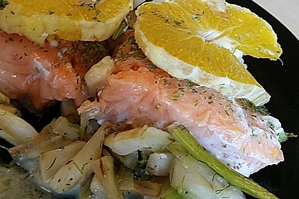 Fischfilet mit Fenchel und Orange 2