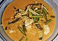 Gelbes Fischcurry
