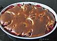 Gratin von Pflaumen
