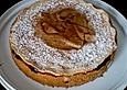 Vanille - K&auml;sekuchen mit Schnee