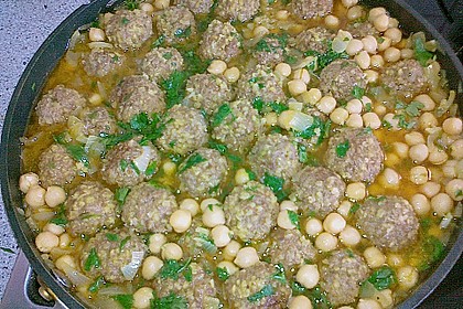 Hackfleischb&auml;llchen mit Kichererbsen 2