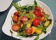 Mango - Rucola - Salat mit Ingwerdressing