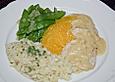 Kalbsfilet mit Orangensauce
