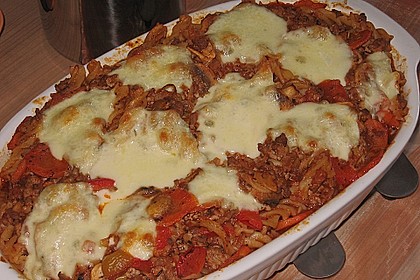 Schneller Fusilli Auflauf