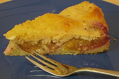 Zwetschgenkuchen mit Sahne - Mandelguss 11