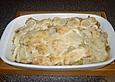 Maultaschen auf Hackfleisch mit Zucchiniso&szlig;e