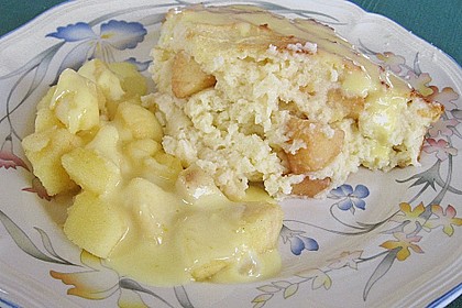 Apfel Grie&szlig;auflauf