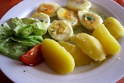 Eierragout in Kräutersoße 5
