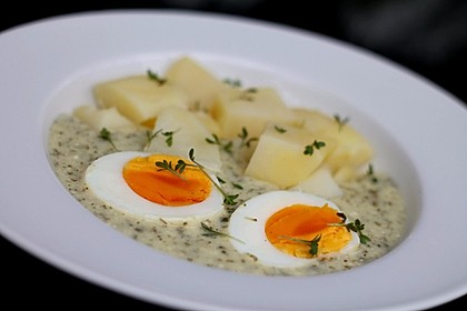 Eierragout in Kräutersoße 1