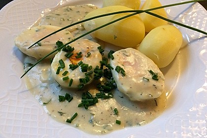 Eierragout in Kräutersoße 2