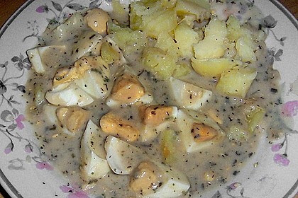 Eierragout in Kräutersoße 19
