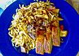 Entenpfanne mit Bratnudeln