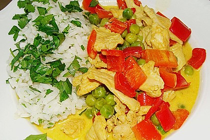 Putengeschnetzeltes mit Curry 1