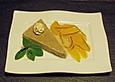 Kastanienpav&eacute; mit Orangenso&szlig;e