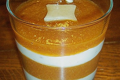 Aprikosen - Schmand - Schichtspeise