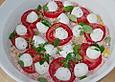Hackfleisch - Pizza mit Mozzarella