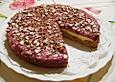 Preiselbeer - Pudding - Nuss - Kuchen