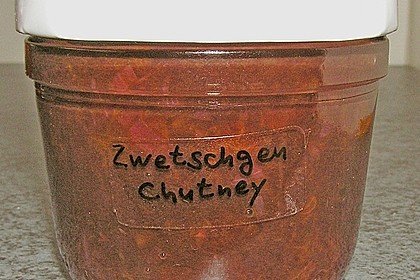 Pflaumen (Zwetschgen) - Chutney 21