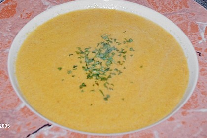 Karotten - Ingwersuppe mit Curry 4