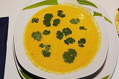 Karotten - Ingwersuppe mit Curry 6