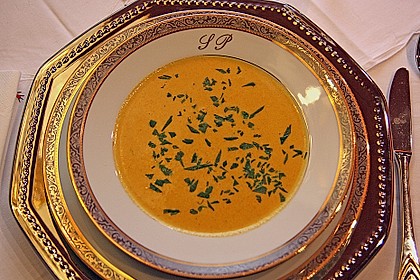 Karotten - Ingwersuppe mit Curry 7