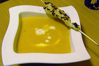 Karotten - Ingwersuppe mit Curry 1