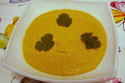 Karotten - Ingwersuppe mit Curry 2