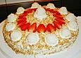 Erdbeer - Raffaelo - Torte