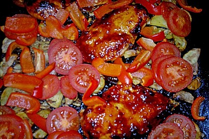 Hähnchen in Barbecuemarinade mit Kartoffeln 30