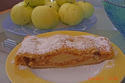 Topfenteig - Apfelstrudel 8
