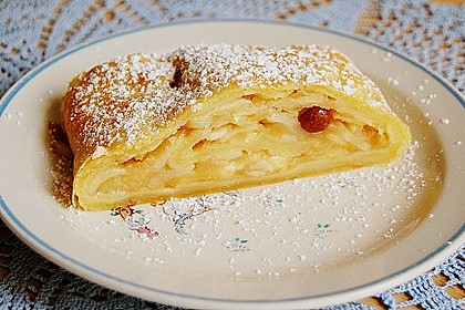 Topfenteig - Apfelstrudel 1
