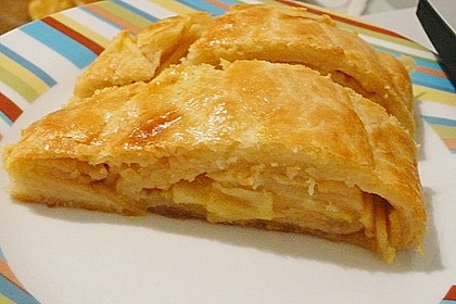 Topfenteig - Apfelstrudel 4