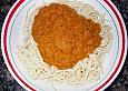 Spaghetti mit Karottensauce