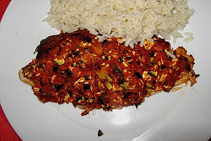 Fischfilet unter Zucchini - Kr&auml;uter - Kruste 2