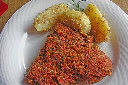 Fischfilet unter Zucchini - Kr&auml;uter - Kruste 5