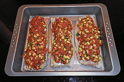 Fischfilet unter Zucchini - Kr&auml;uter - Kruste 6