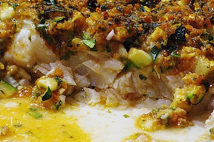 Fischfilet unter Zucchini - Kr&auml;uter - Kruste 9